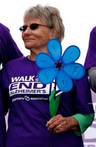 Bobbie Johnson at Walk to End Alzheimer's