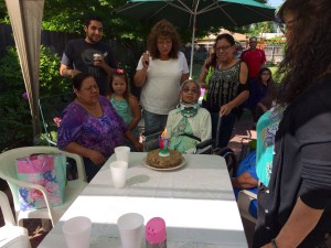 Our family on Maria's 87th birthday
