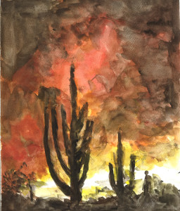 Desert Sunset by Bill F.