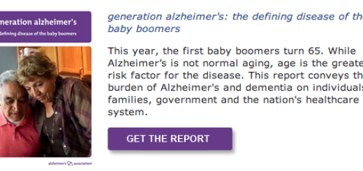 Generation Alzheimer's Report