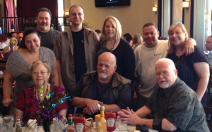 Me, my grandparents and the whole family earlier this year.