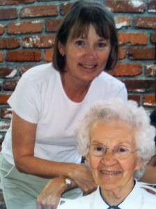 Cathy Maupin and mom
