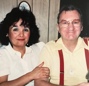 Brenda's mom takes care of husband John who was living with Alzheimer's