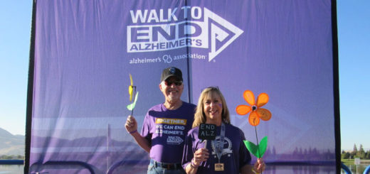 Nancy and Lance pose at Reno Sparks Walk to End Alzheimer's