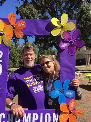 Sheri and Blair are fundraising Champions at the Walk to End Alzheimer's