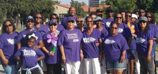 Dean Woods and her Walk to End Alzheimer's team