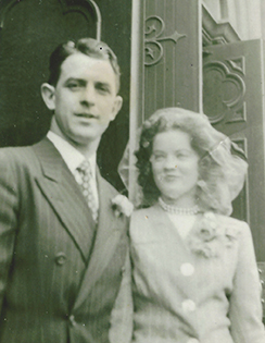 Margie who has Alzheimer's on her wedding day