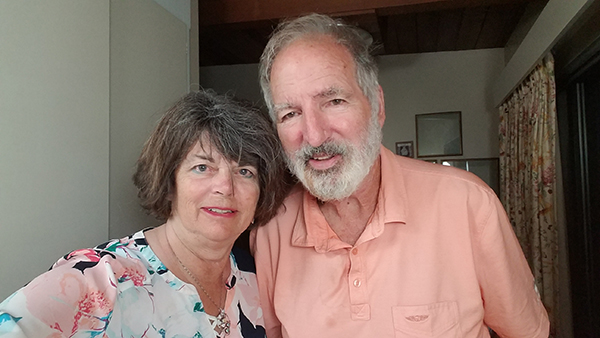 Elenita and her husband Dennis who is living with Alzheimer's