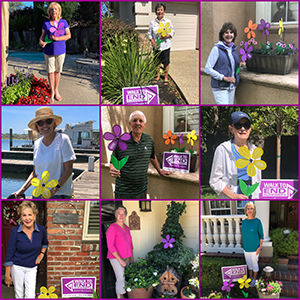 Brookside Walkers hold promise garden flowers for Walk to End Alzheimer's