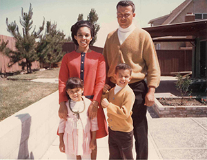 Stephanie, JoAnn and Butch who was later diagnosed with Alzheimer's