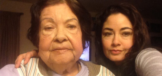 Maria and her mother who is currently living with Alzheimer's