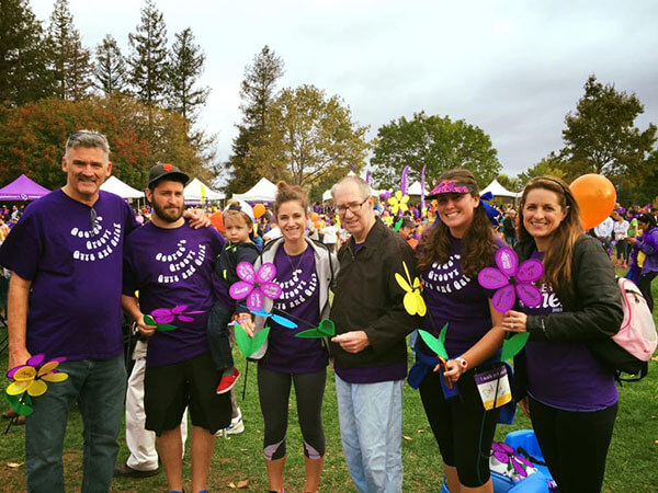 Team George's Groovy Guys and Gals at the Walk to End Alzheimer's