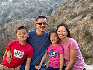 Brandon, who fundraises for The Longest Day, and his family