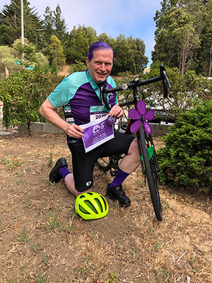 Skip at the Ride to End ALZ in Texas