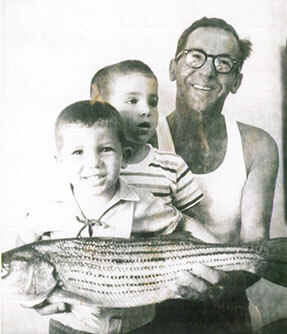 Giuseppe Lofaso, who had Alzheimer's with his sons after fishing