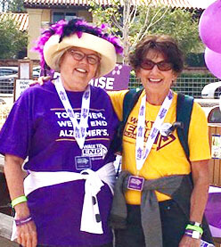 Sheri and Judy at Walk to End Alzheimer's
