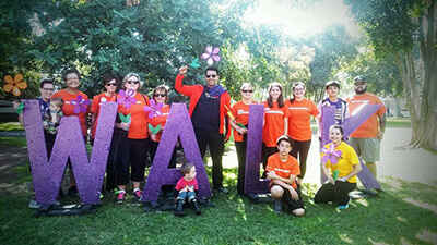 Dignity Health's Walk team at the Merced Walk to End Alzheimer's