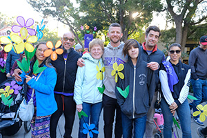Kevan and his Walk to End Alzheimer's team