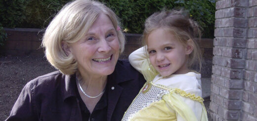 Britta and her grandmother who had dementia