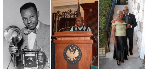 David Johnson as a young photographer, speaking at the Library of congress and with his wife Jackie Sue and he is now living with Alzheimer's