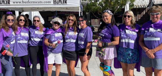 Brenda and her friends supporting The Longest Day