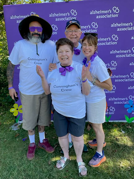 Kenn and Elaine at Walk to End Alzheimer's