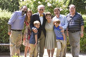 Kenn and Elaine, who is living with Alzheimer's, and their family