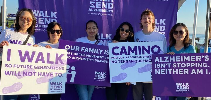 The C-CARERS team at Walk to End Alzheimer's